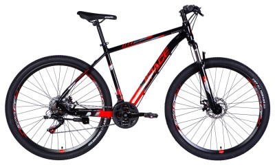 Велосипед AL 29" SPACE MERCURY DD FR рама-20" черно-красный 2026