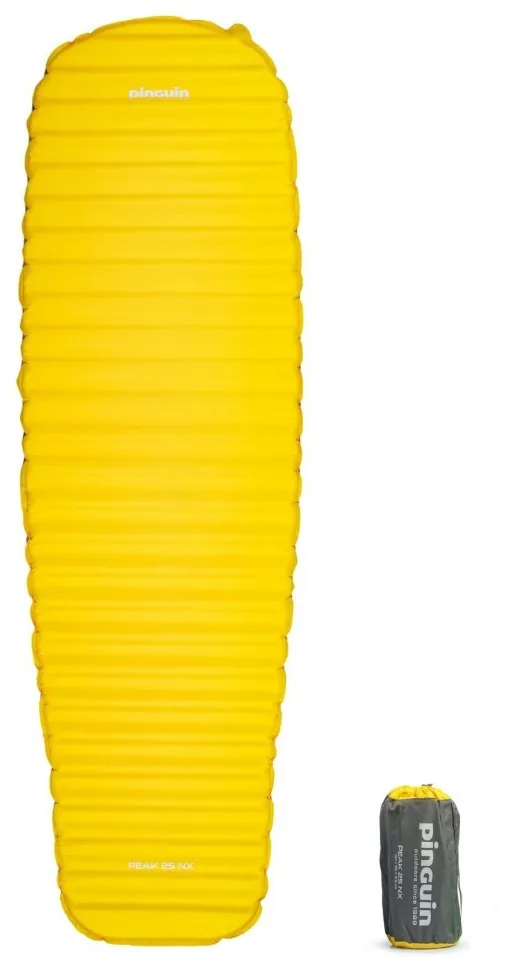 Самонадувний килимок Pinguin Peak NX, 184x55x2.5см, Yellow (SHM_PNG 716115)