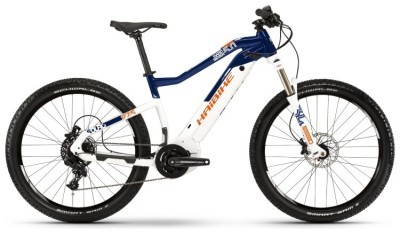Электровелосипед Haibike SDURO HardSeven 5.0 i500Wh 27,5", рама M, бело-сине-оранжевый, 2019