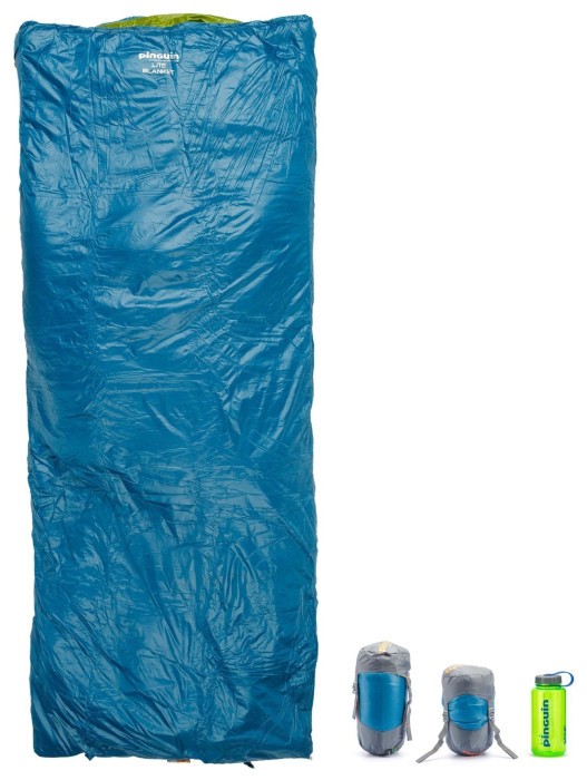 Спальный мешок Pinguin Lite Blanket (14/10°C), 190 см - Right Zip, Petrol (PNG 229462) 2020
