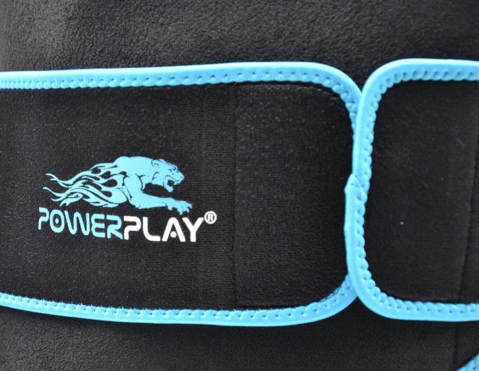 Пояс для схуднення PowerPlay 4303 Чорно-Синій