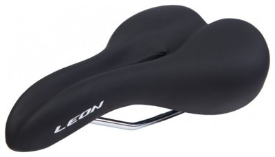 Сідло з відверненням 275*172 K.San YBT-K080 з логотипом LEON чорне (чорний)