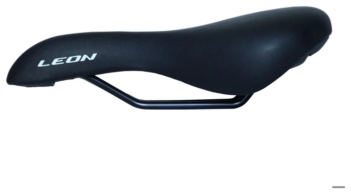 Седло с отверстием 275*172 K.San YBT-K080 с логотипом LEON черное (черный)