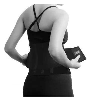 Пояс компрессійний MadMax MFA-277 Slimming belt Black/black S