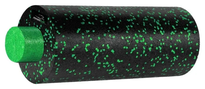 Массажний набір PowerPlay PP_4015 EPP Foam Roller Set 4in1 (2-а ролі + 2-а м'ячі) Чорно-зелений
