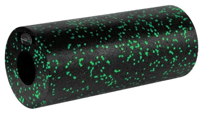 Массажний набір PowerPlay PP_4015 EPP Foam Roller Set 4in1 (2-а ролі + 2-а м'ячі) Чорно-зелений