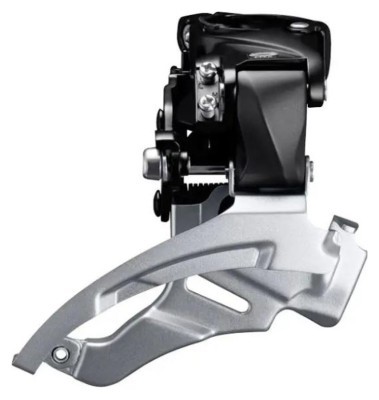 Перемикач перед. 40T під трубу 34,9мм (адаптер 31,8) в+н/тяга верхн. хомут SHIMANO Altus FD-M2000