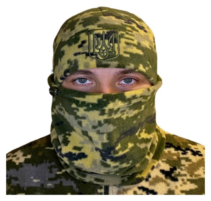 Шапка флисовая герб Ranger пиксель 55-57 (RA8955)
