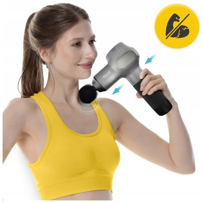 Ручной перкуссионный массажер 4FIZJO Massage Gun Active 30 Вт массажный пистолет (P-5907739319937)