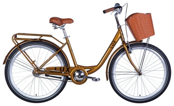 Велосипед 26" Dorozhnik LUX 2024 (бронзовий), укр, укр