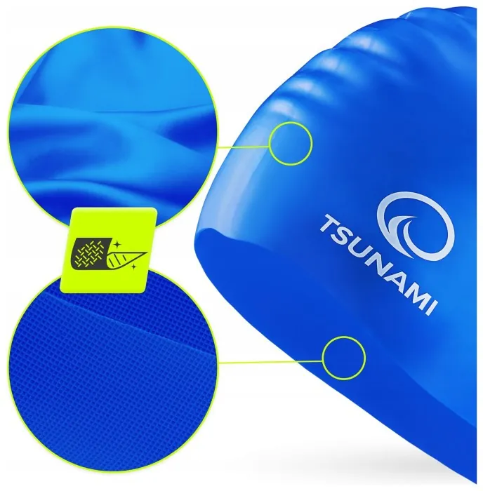 Шапочка для плавання TSUNAMI Pro Blue (P-5905973401883)