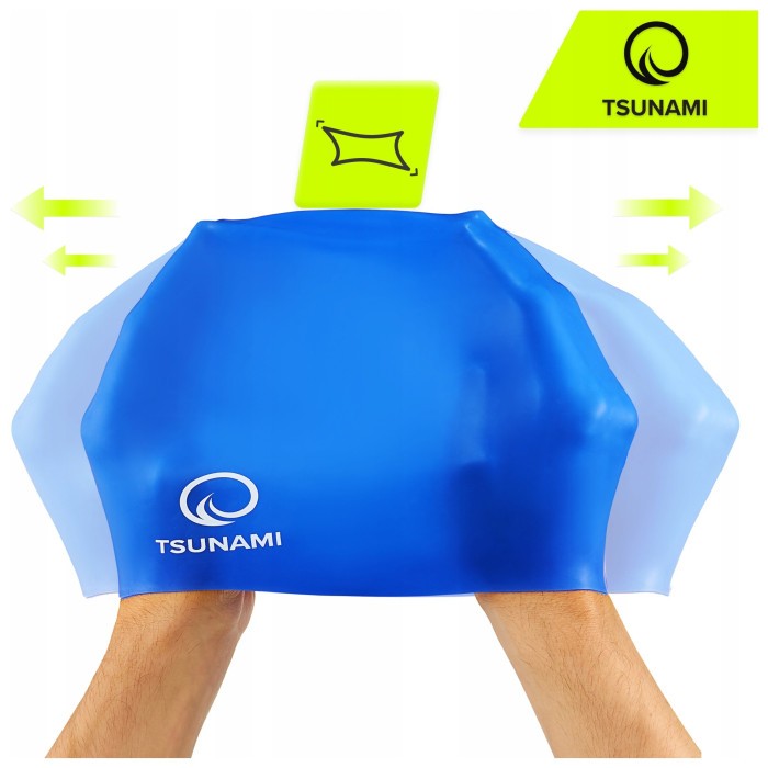 Шапочка для плавання TSUNAMI Pro Blue (P-5905973401883)