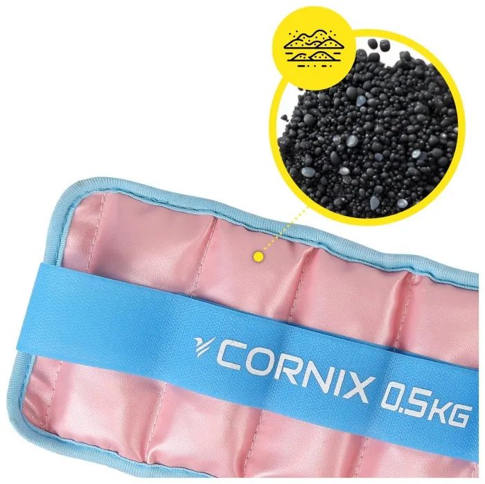 Утяжелители-манжеты для ног и рук Cornix 2 x 0.5 кг XR-0396
