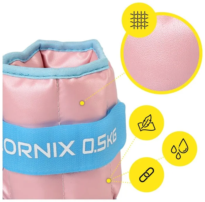 Утяжелители-манжеты для ног и рук Cornix 2 x 0.5 кг XR-0396