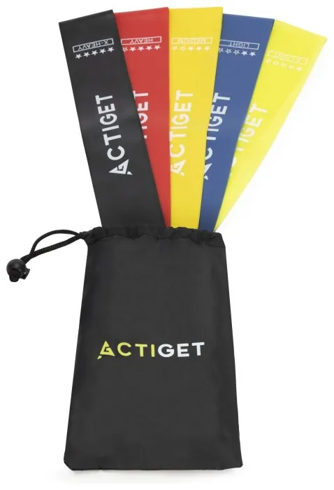 Резинки для фітнесу Actiget Mini Power Band набір 5 шт 1-20 кг ACT0104