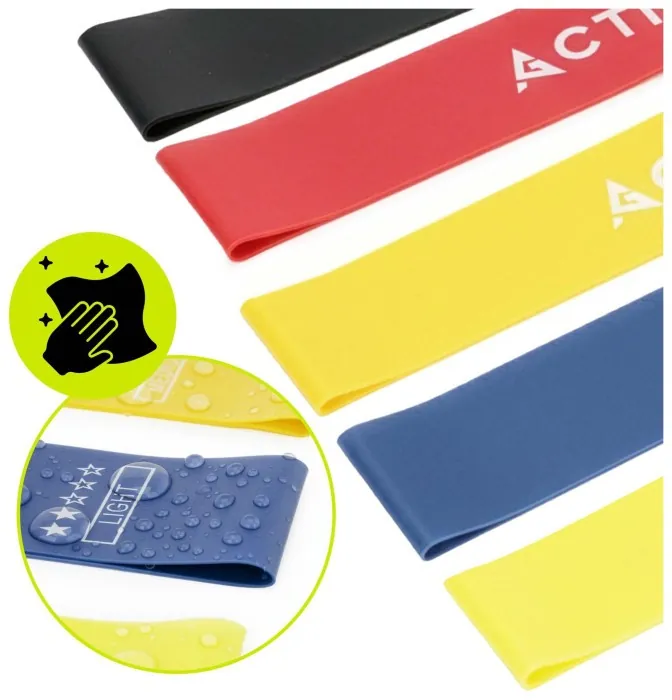 Резинки для фітнесу Actiget Mini Power Band набір 5 шт 1-20 кг ACT0104