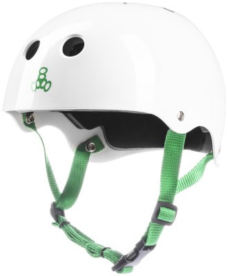 Шолом Triple8 Sweatsaver Halo Water Helmet White Glossy