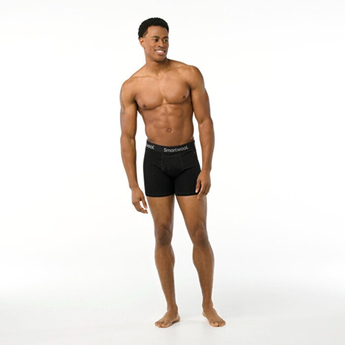 Труси чоловічі Smartwool Men's Merino Boxer Brief Boxed, Black