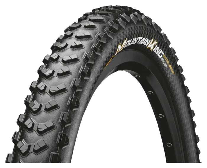 Покришка безкамерна Continental Mountain King ShieldWall, 27.5 x 2.60, чорна, складна