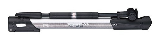 Насос міні-підлоговий GIYO GM-641 з манометром з кріпленням на раму сірий AV / FV (140psi) (серый), укр