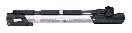 Насос міні-підлоговий GIYO GM-641 з манометром з кріпленням на раму сірий AV/FV (140psi) (сірий)
