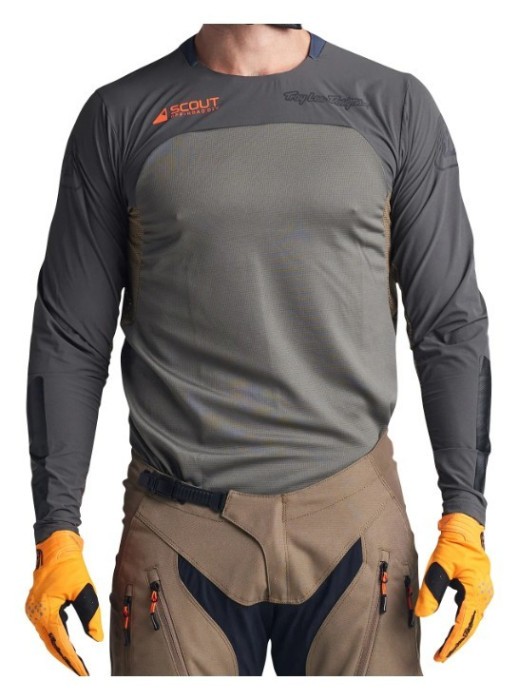 Мото джерсі TLD SCOUT SE JERSEY SYSTEMS [GRAY/BEETLE] XXL