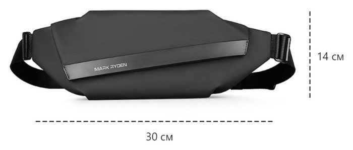 Сумка з однією лямкою Mark Ryden Crave MR8331 Black, укр, укр