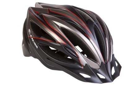 Шлем велосипедный с козырьком CIGNA WT-068 (черно-красный) (черно-красный)