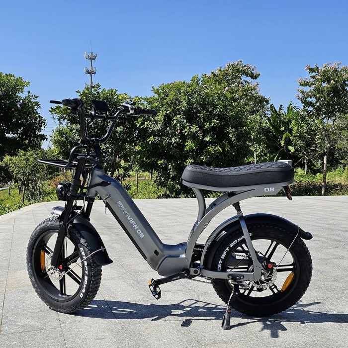 Електровелосипед OUXI Robust Q8 (250 Вт; 20 А*год; 48 В), колеса 20", чорний
