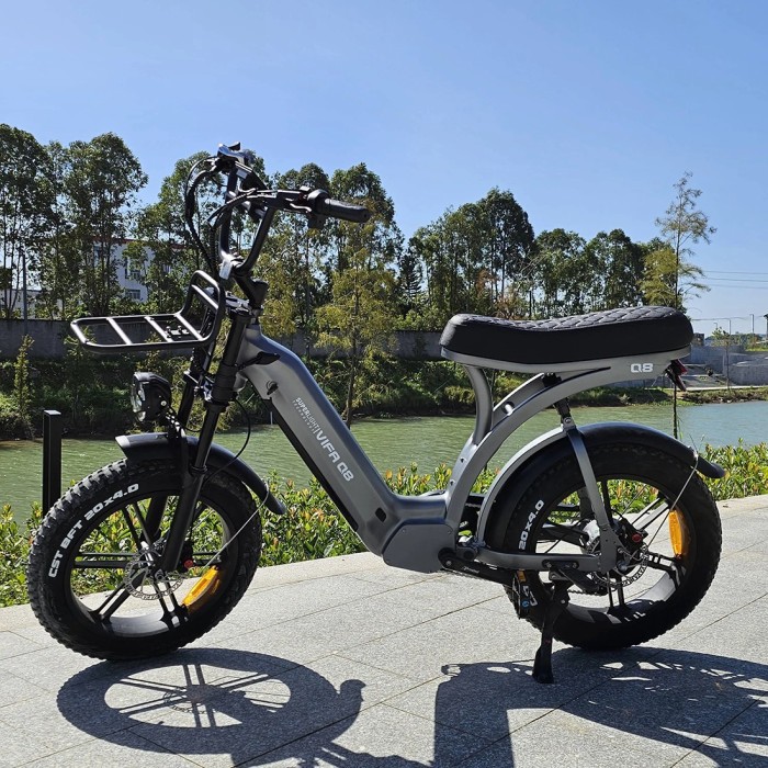 Електровелосипед OUXI Robust Q8 (250 Вт; 20 А*год; 48 В), колеса 20", чорний