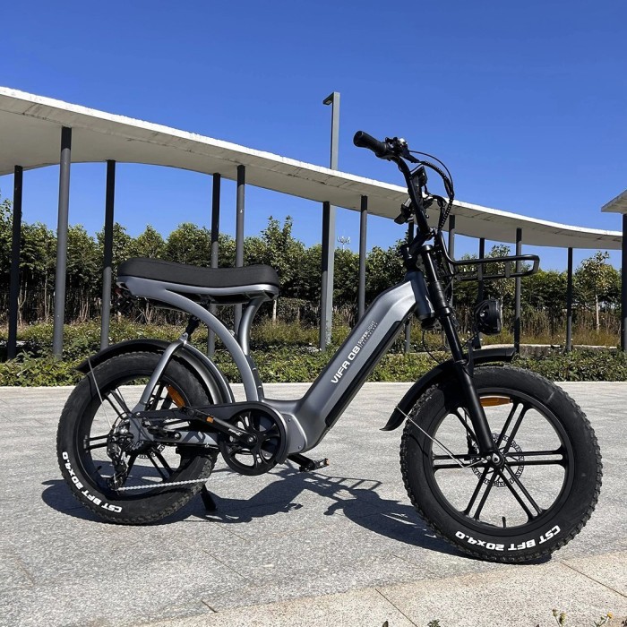 Електровелосипед OUXI Robust Q8 (250 Вт; 20 А*год; 48 В), колеса 20", чорний
