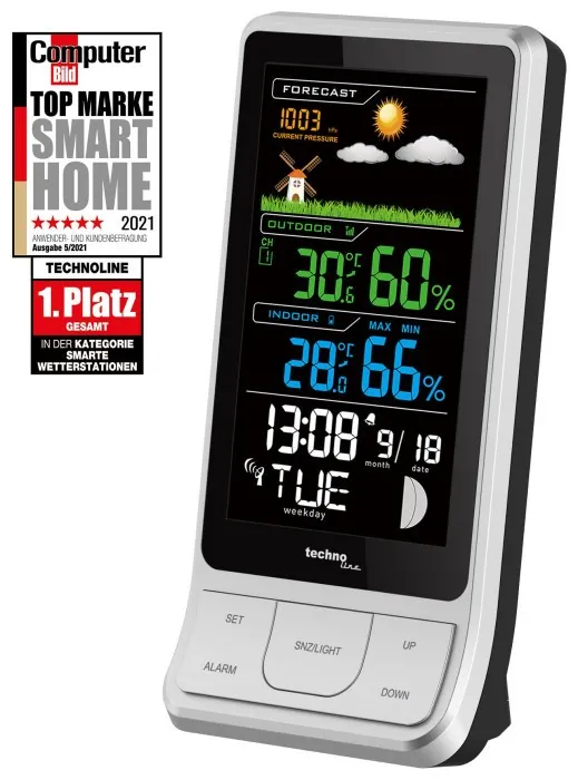 Метеостанция Technoline WS6441 Black/Silver (WS6441)