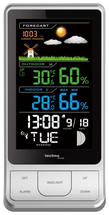 Метеостанция Technoline WS6441 Black/Silver (WS6441)