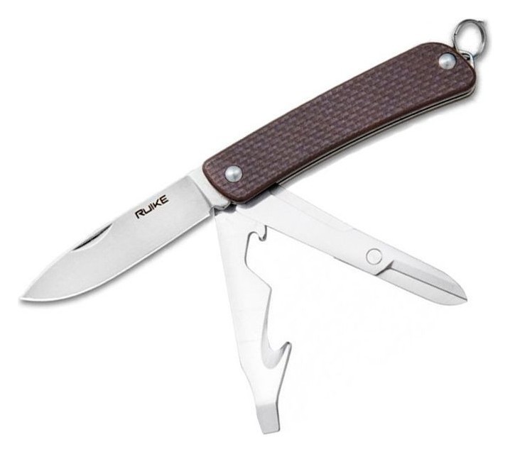Многофункциональный нож Ruike Criterion Collection S31 коричневый