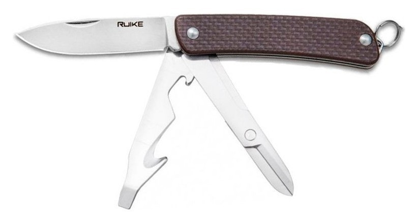 Многофункциональный нож Ruike Criterion Collection S31 коричневый