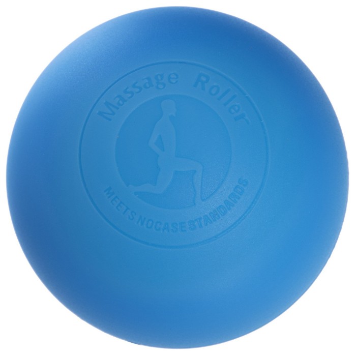 Масажний м'ячик EasyFit каучук 6.5 см синій, укр, укр