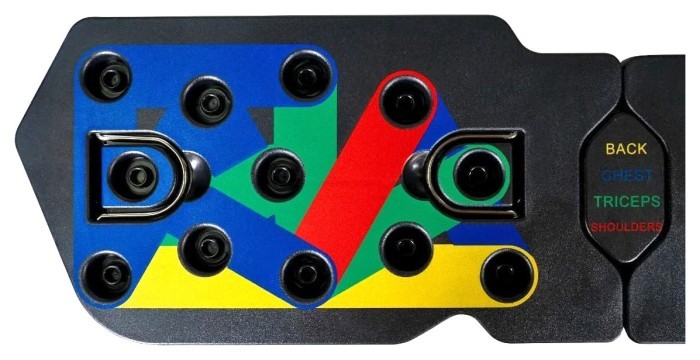 Многофункциональная доска для отжиманий EasyFit Wave фигурный тренажер