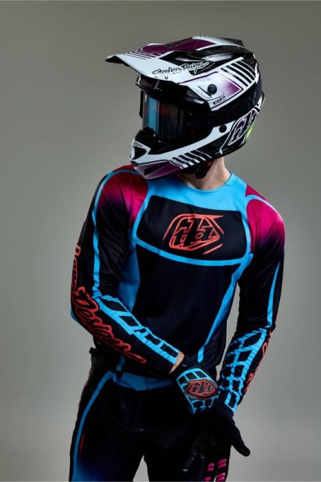 Мото рукавички TLD GP PRO GLOVE; FRAMEWORK [BLACK / CYAN] XXL