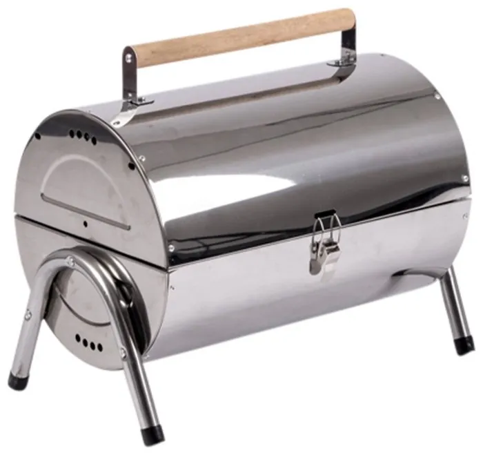 Гриль угольный Bo-Camp Barrel Silver (8108381) Discounted