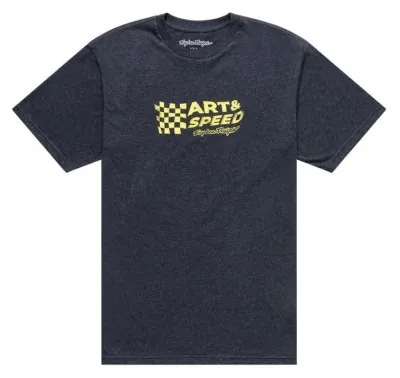 Футболка TLD FINISH LINE SS TEE; [BLACK HEATHER] M