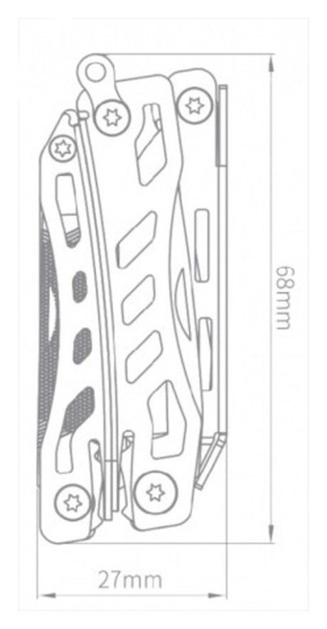 Мультитул NexTool Flagship Pro, чорний