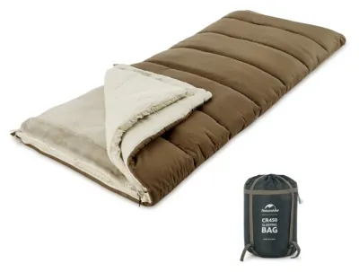 Спальний мішок 3 в 1 Naturehike CR450 CNH22SD011, коричневий