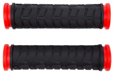 Гріпси 122мм Гума BRAVVOS FL-424 чорно-червоний AM (брендоване пакування)