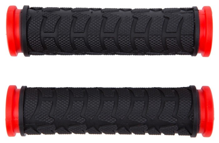 Гріпси 122мм Гума BRAVVOS FL-424 чорно-червоний AM (брендоване пакування), укр, укр