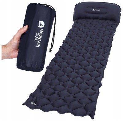 Килимок (каримат) надувний Mountain Goat 190 x 58 x 5 см Navy Blue (P-5905973400893)