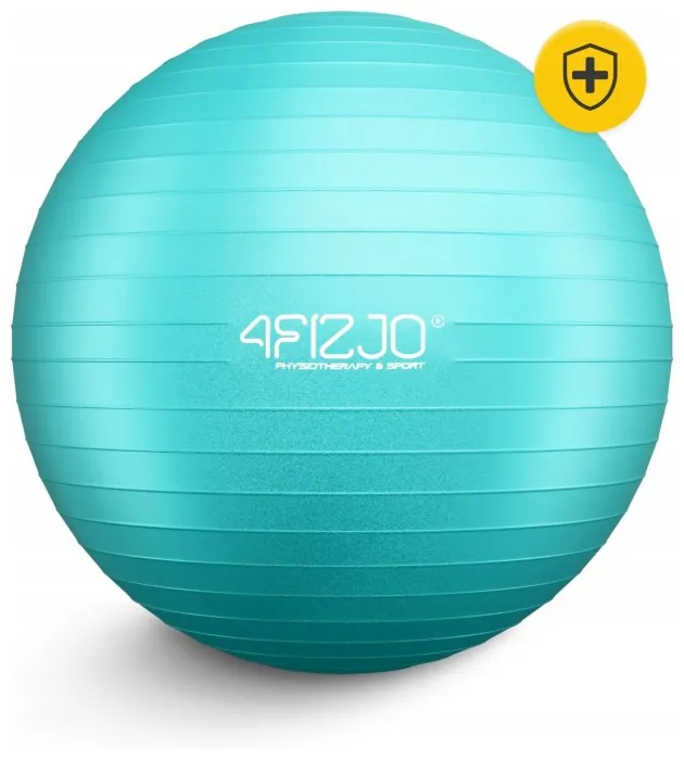 М'яч для фітнесу (фітбол) 4FIZJO 85 см Anti-Burst Mint (P-5905973404839)