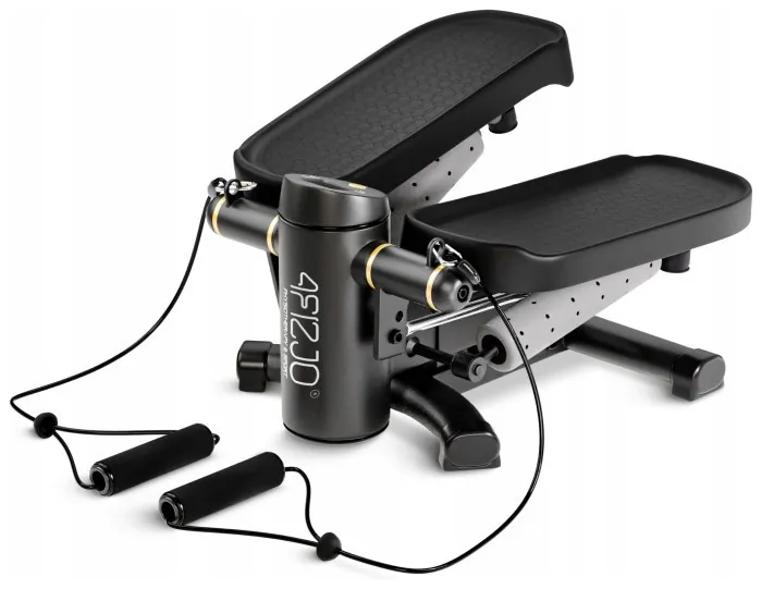 Степпер (мини-степпер) 4FIZJO ProStep X 2 в 1 с эспандерами Black (P-5905973410731)