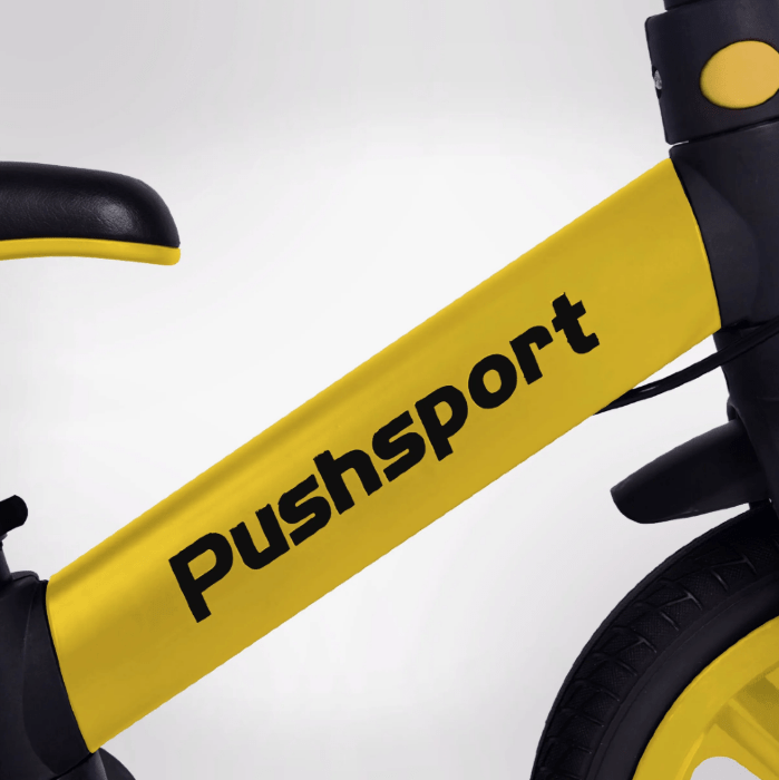Велосипед PUSH SPORT M10 yellow (Жовтий), укр, укр