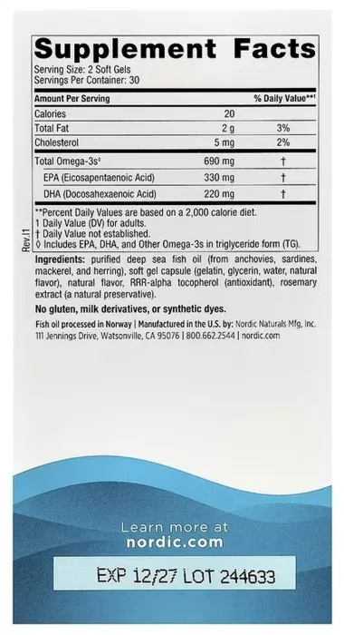 Omega-3 - 60 softgels