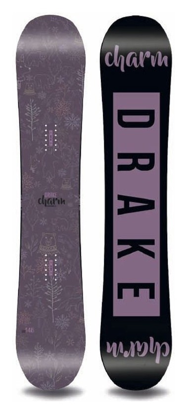 Сноуборд Drake CHARM 145 Black/violet (76281011)